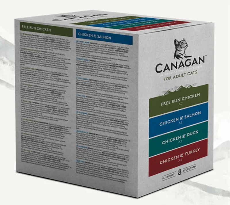 Canagan Cat Pouch Multipack 8 x 85G